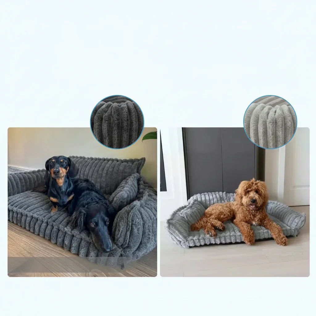 Großes Hundesofa mit erhöhten Rändern und waschbarem Bezug | Temsk