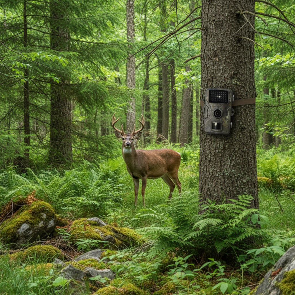 Nachtsichtkamera für Wildtiere mit Infrarot-Bewegungserkennung für Outdoor-Pfade | Temsk