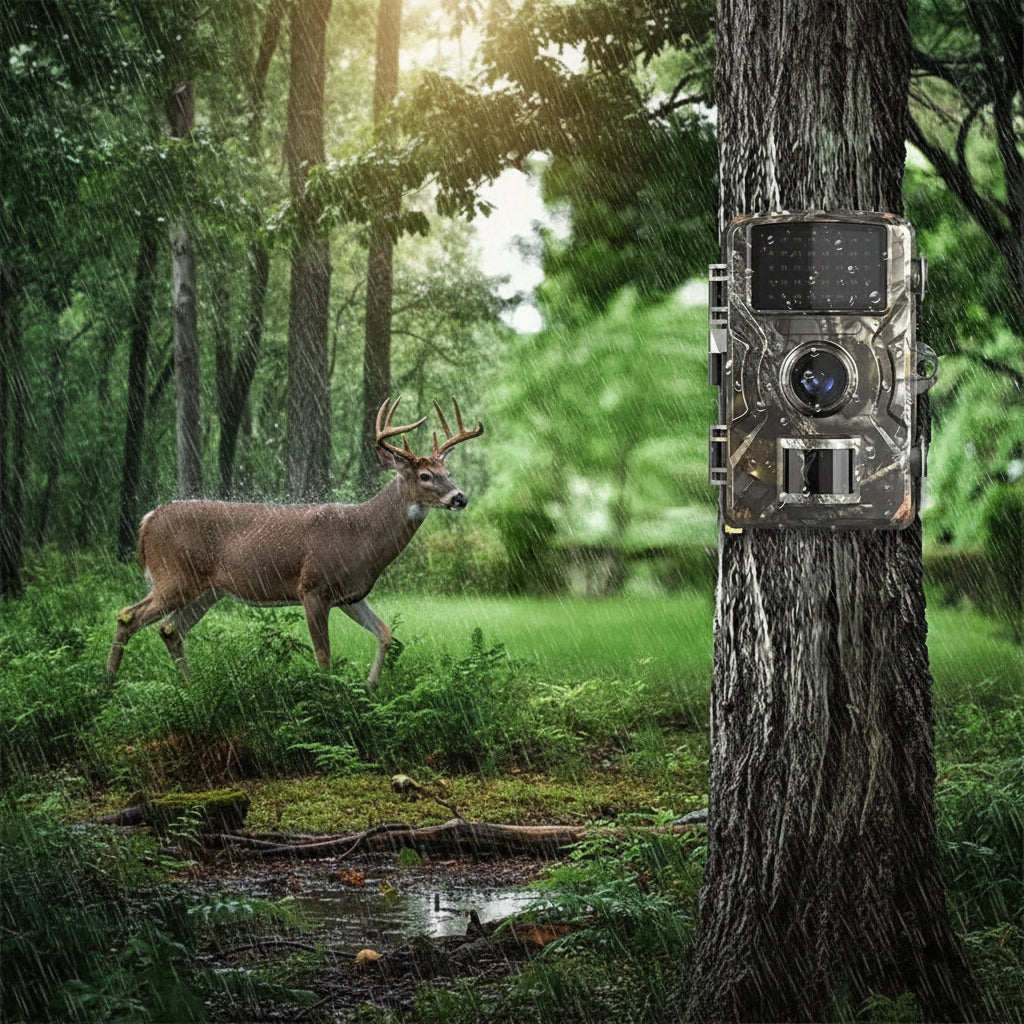Nachtsichtkamera für Wildtiere mit Infrarot-Bewegungserkennung für Outdoor-Pfade | Temsk