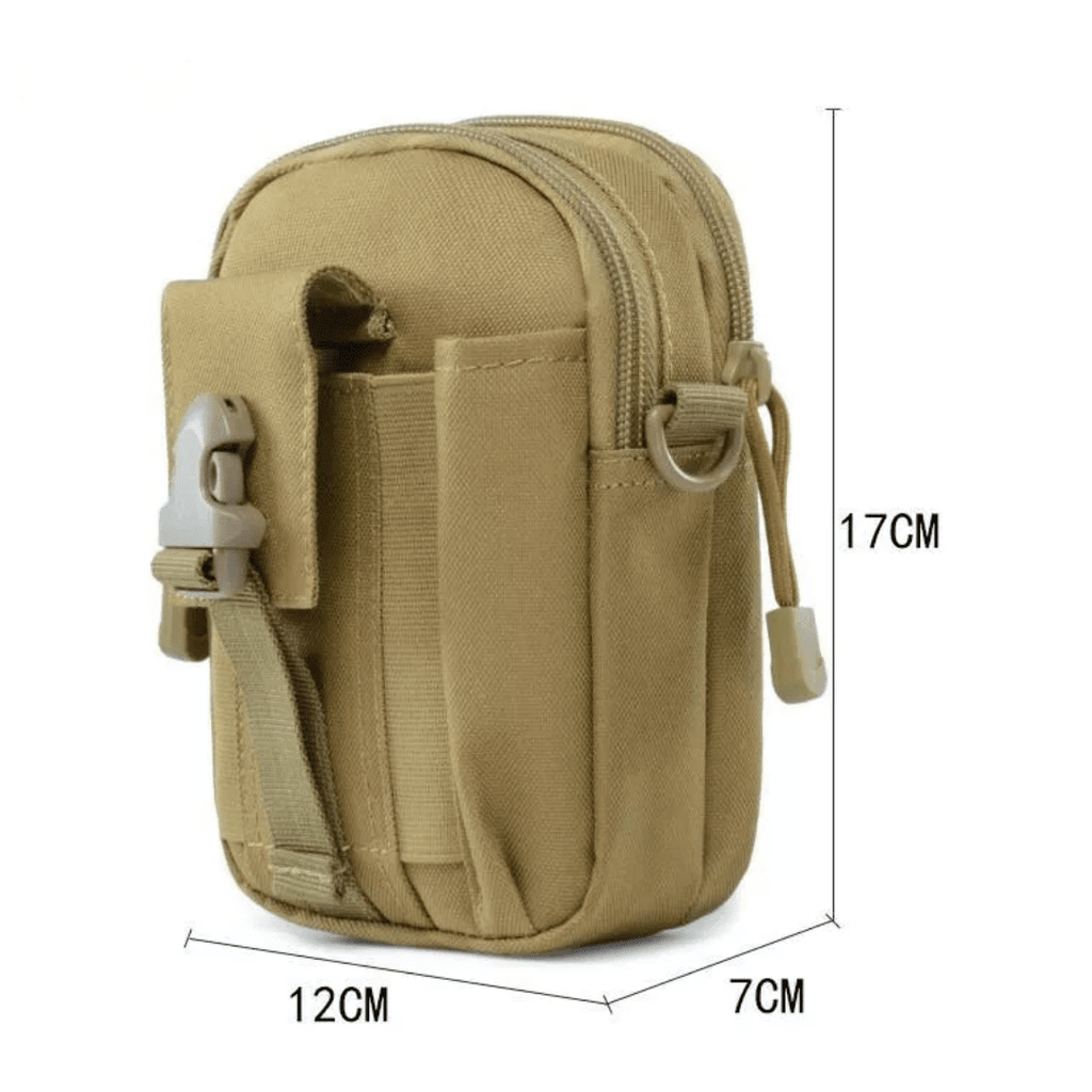 Marsupio da esterno, zaino in nylon resistente e impermeabile