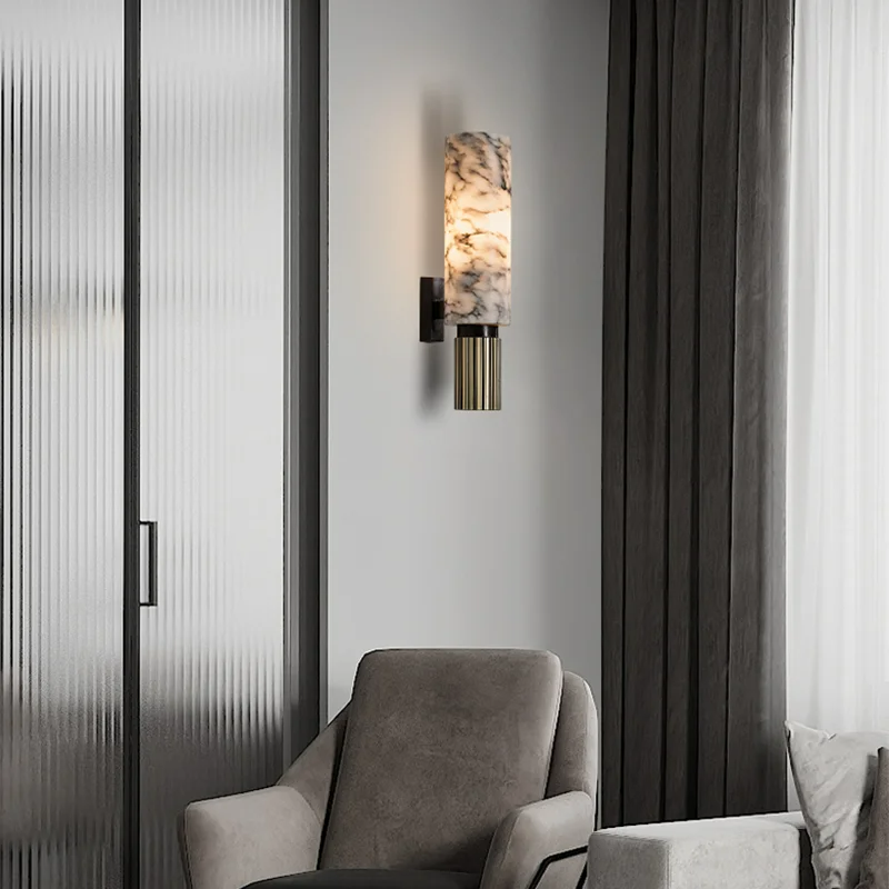 Corterra Marble Wall Light For Classic Home Decor Accent | Temsk
