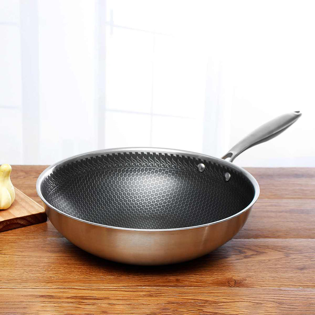 NovaChef Stainless Steel Nonstick Frying Pan For Everyday Cooking | Temsk