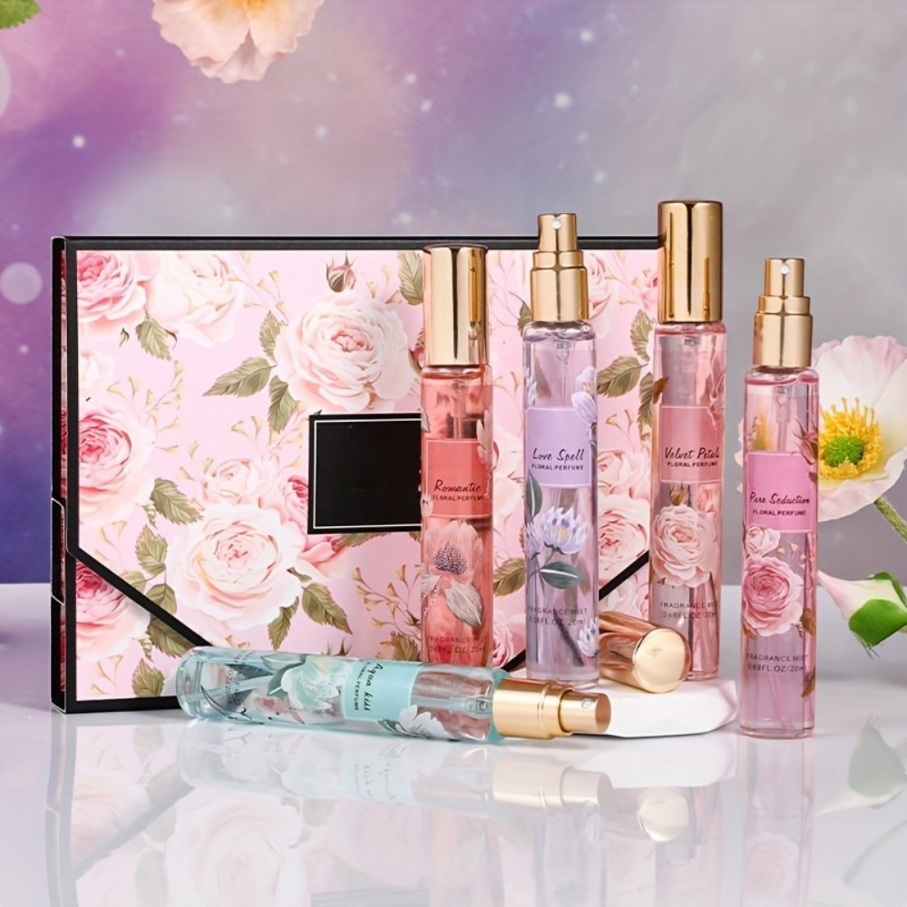 Floral Travel Size Perfume Gift Set For Mother's Day | Temsk
