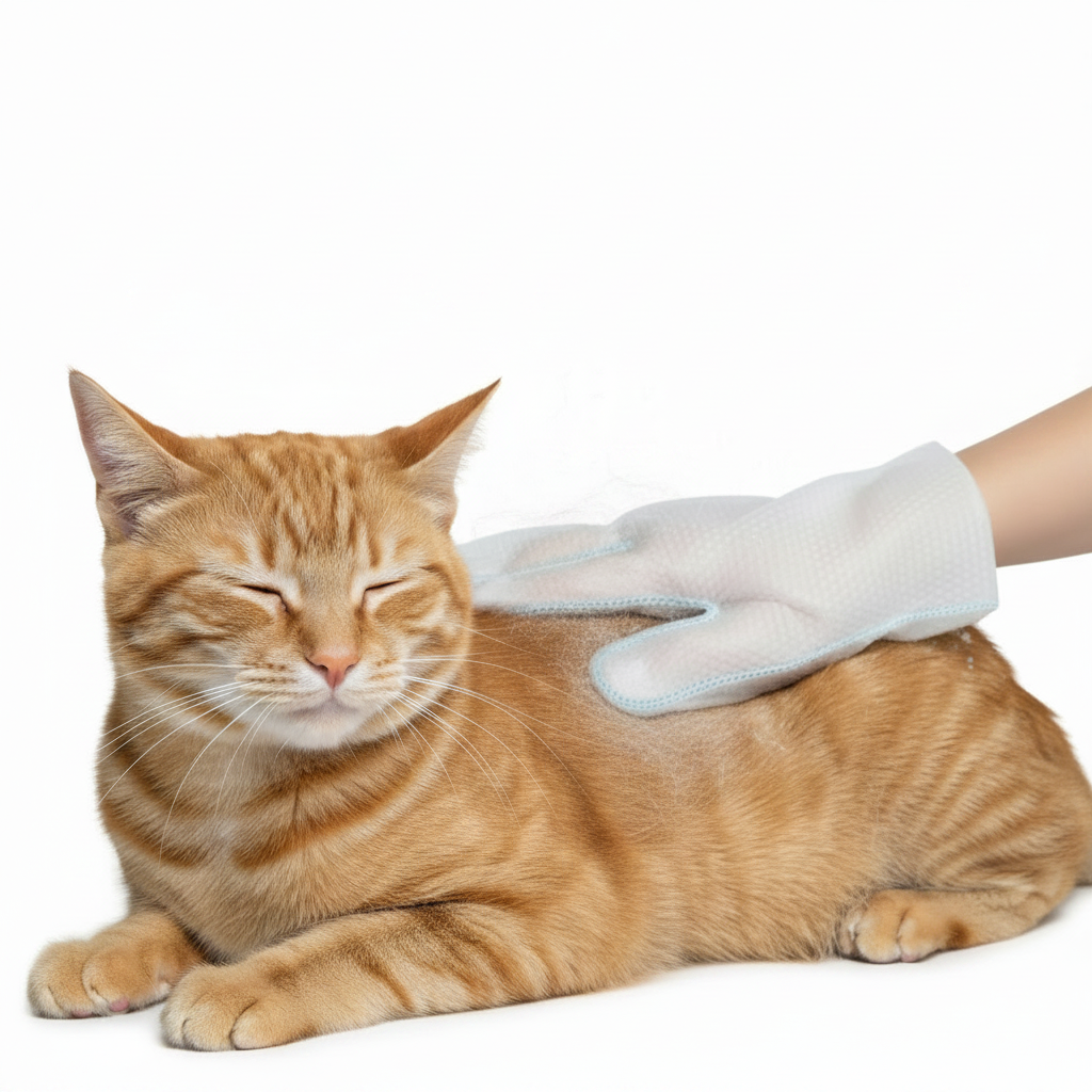 Einweg-Handschuh-Stil Pflegetücher für Katzen und Hunde | Temsk