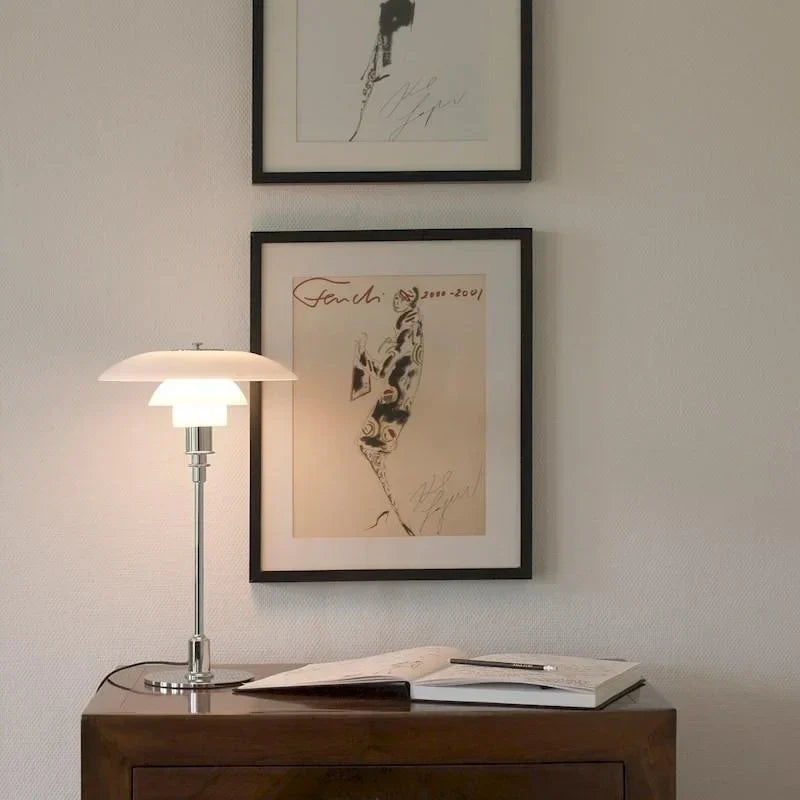 LumaNova Multi-Level Metal Table Lamp in Modern Finish | Temsk