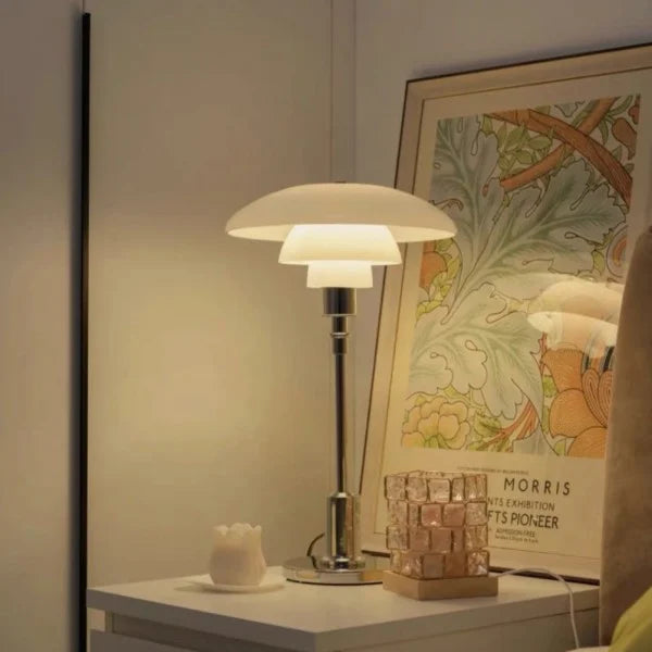 LumaNova Multi-Level Metal Table Lamp in Modern Finish | Temsk