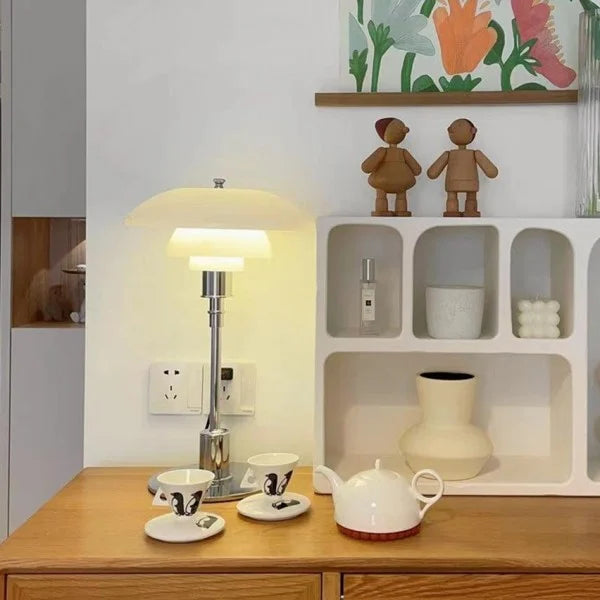 LumaNova Multi-Level Metal Table Lamp in Modern Finish | Temsk