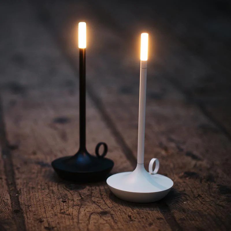 Graceful Curves Define LumenAstra Candlestick Lamp For Timeless Charm | Temsk