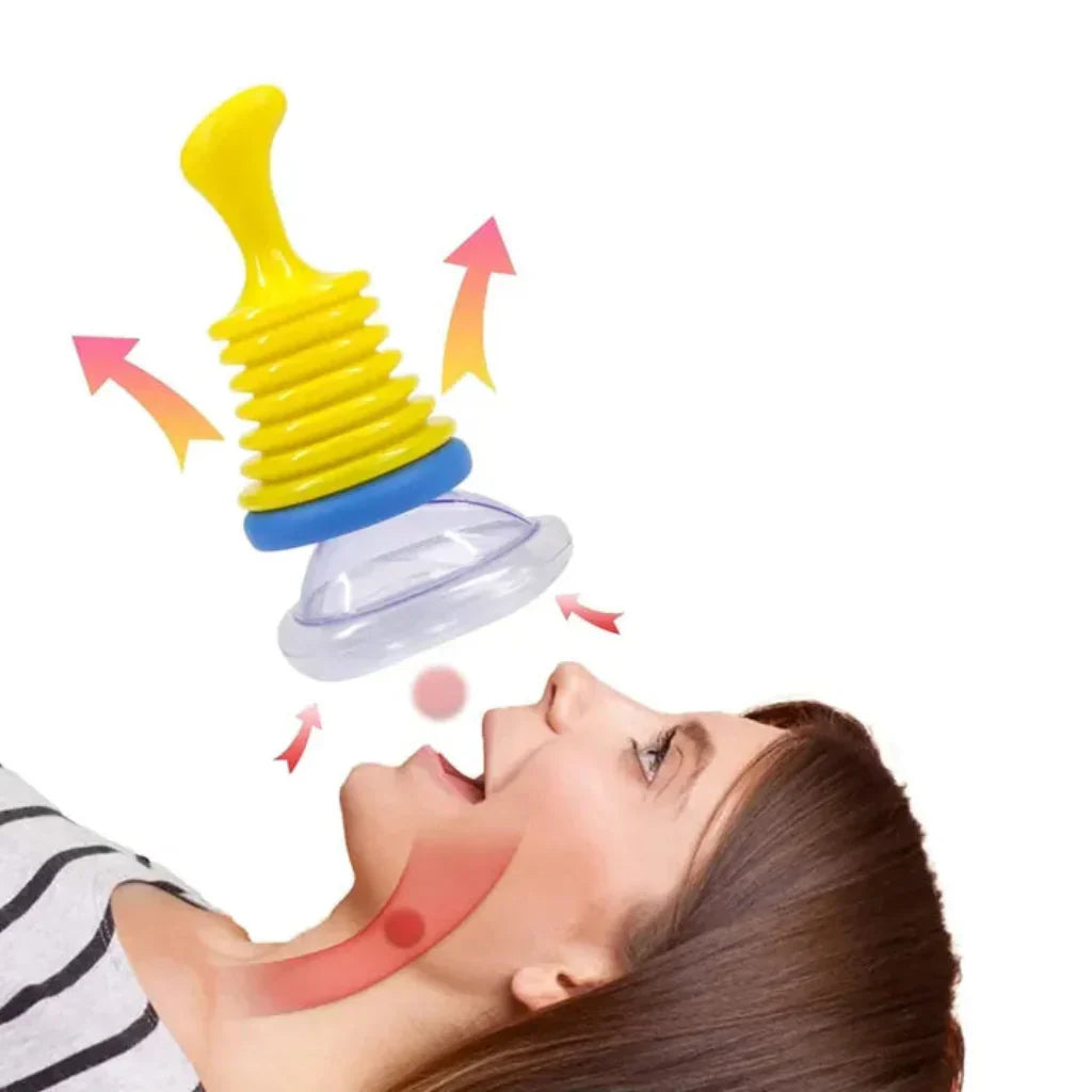 Kompakt nødhjælpsværktøj til hurtig hjælp ved vejrtrækningsblokering | Temsk