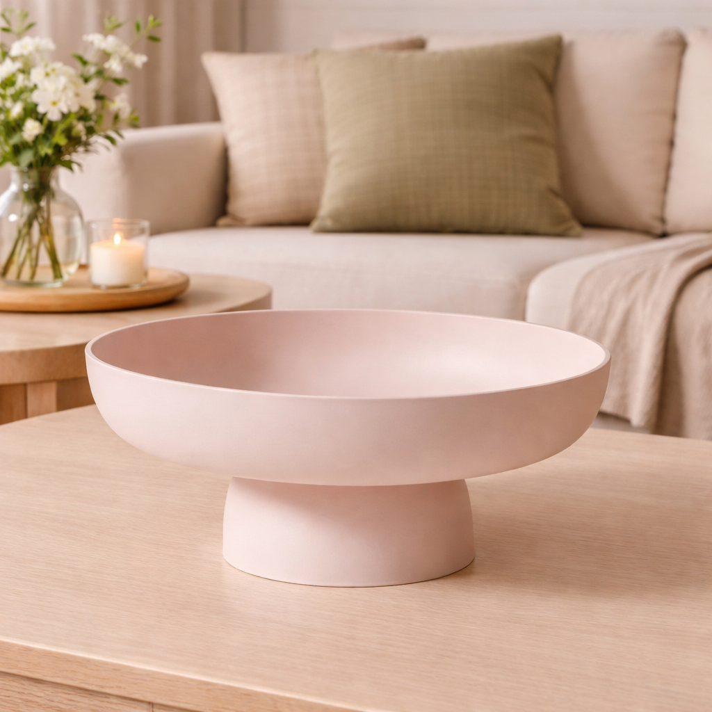 Retro Ceramic Fruit Bowl For Kitchen Counter Display And Serving | Temsk