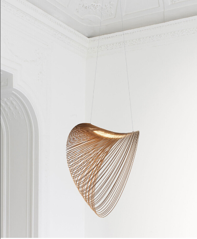 Northcrest Birch Wood Pendant Light With Ceiling Mount | Temsk