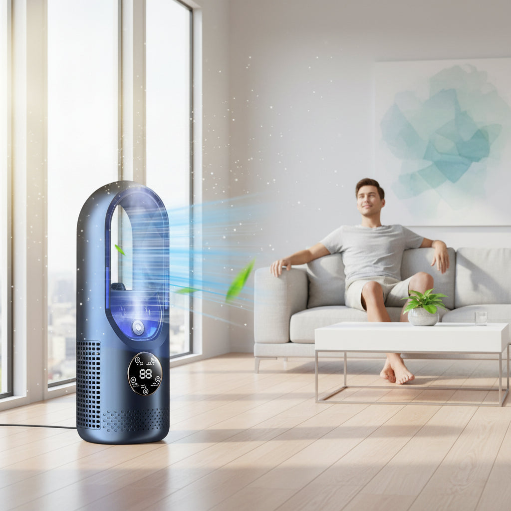 Energy Saving Portable Smart Air Conditioner With Remote Control | Temsk