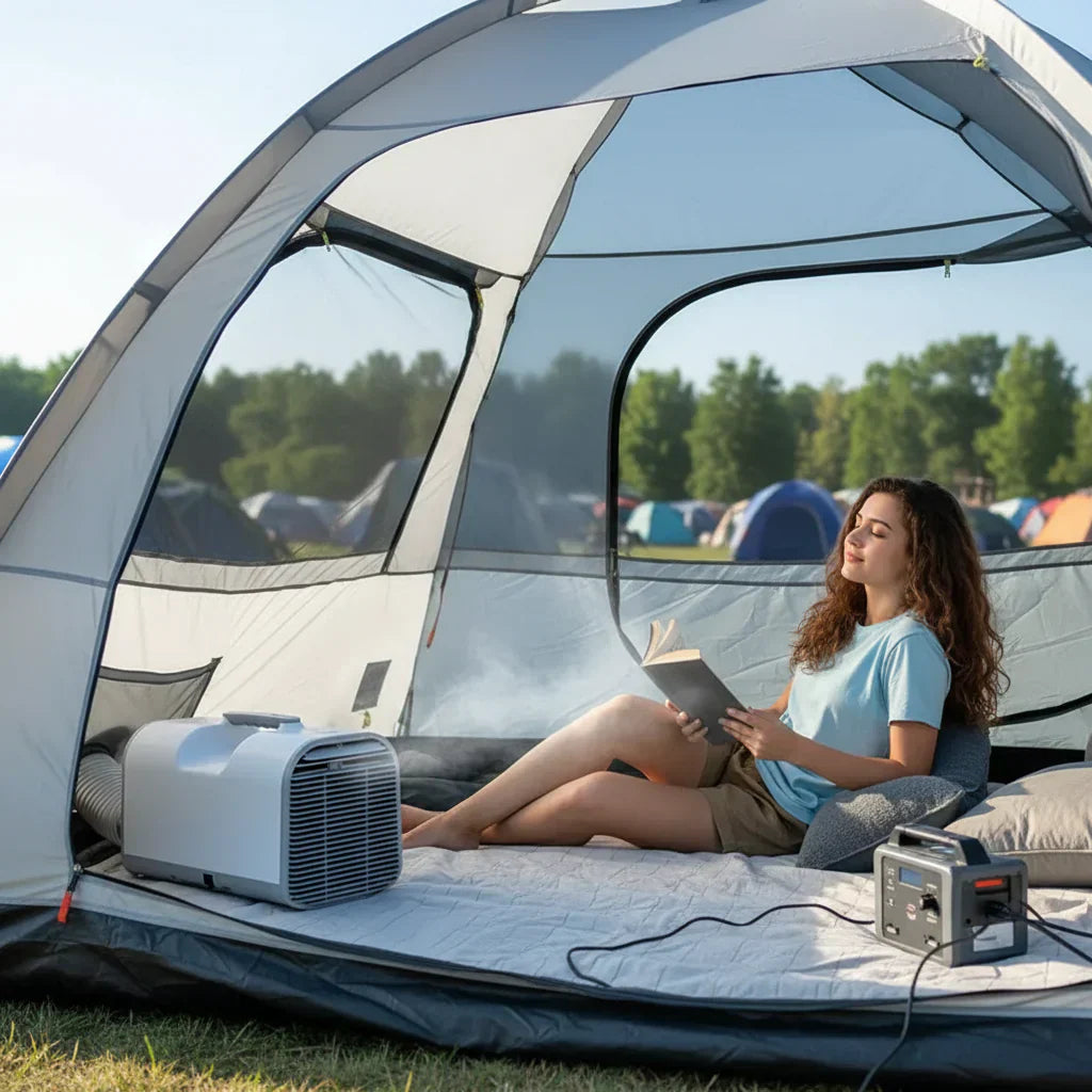 Kompakte Camping-Klimaanlage für tragbare Kühlung | Temsk