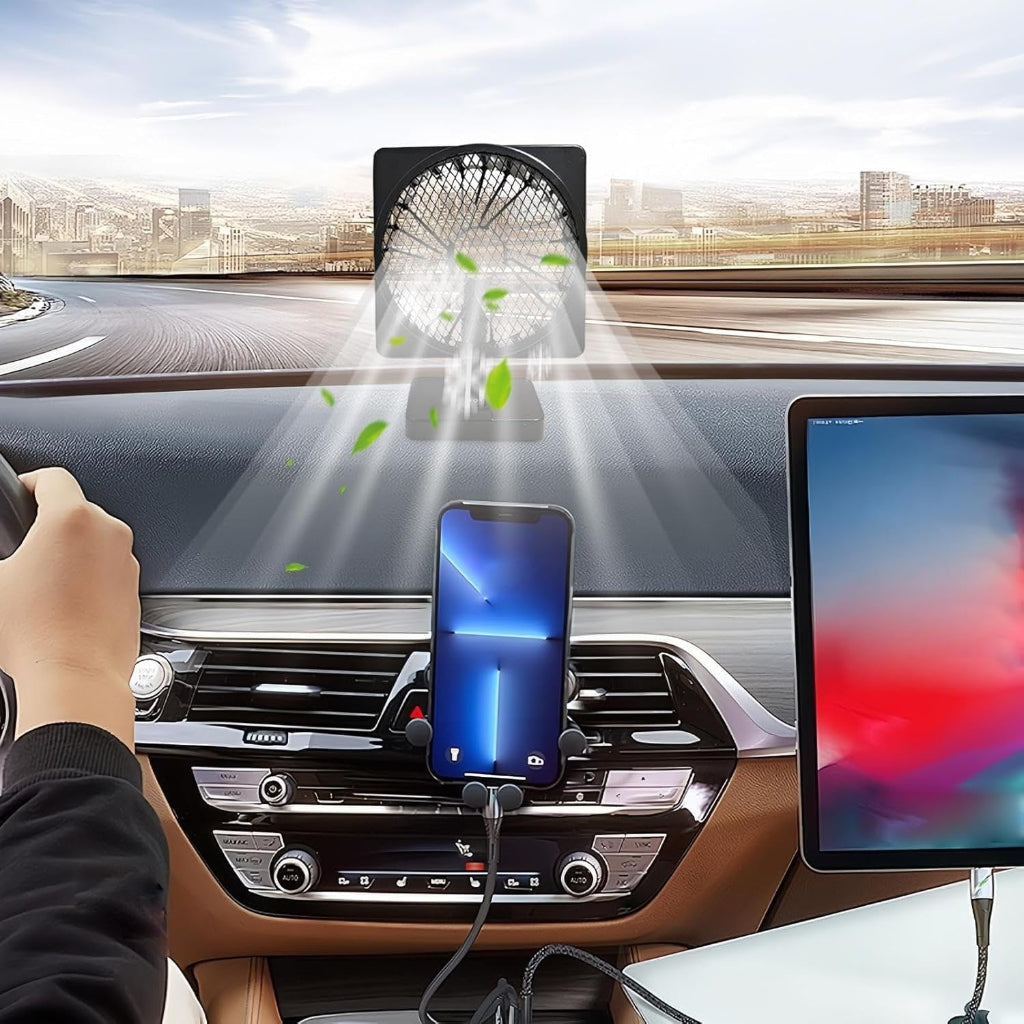 USB-Autoventilator, tragbares Luftkühlsystem für unterwegs | Temsk
