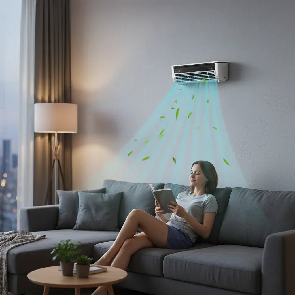Wandmontierte tragbare Klimaanlage mit Fernbedienung | Temsk