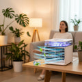 Energieeffiziente tragbare Klimaanlage mit Wassertank | Temsk