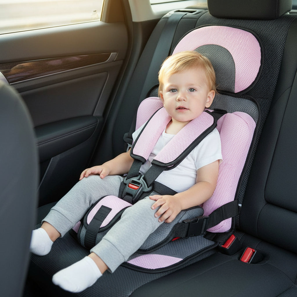Lightweight Travel Car Seat With Adjustable Harness | Temsk