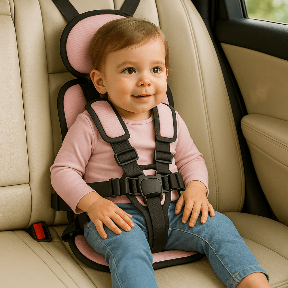 Compact Portable Travel Booster For Car Seat With Harness | Temsk