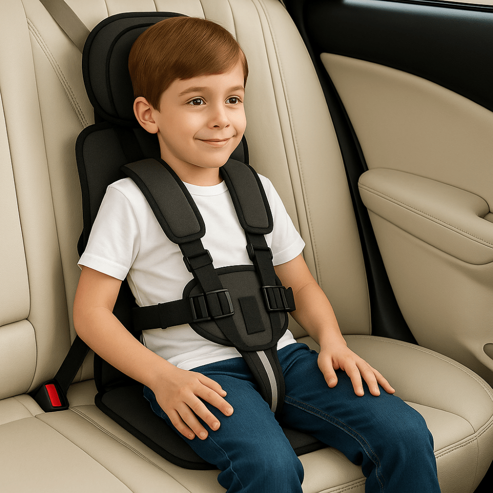 Compact Portable Travel Booster For Car Seat With Harness | Temsk