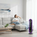 Tragbarer turmloser Ventilator mit leiser Oszillation und verstellbarer Einstellung | Temsk