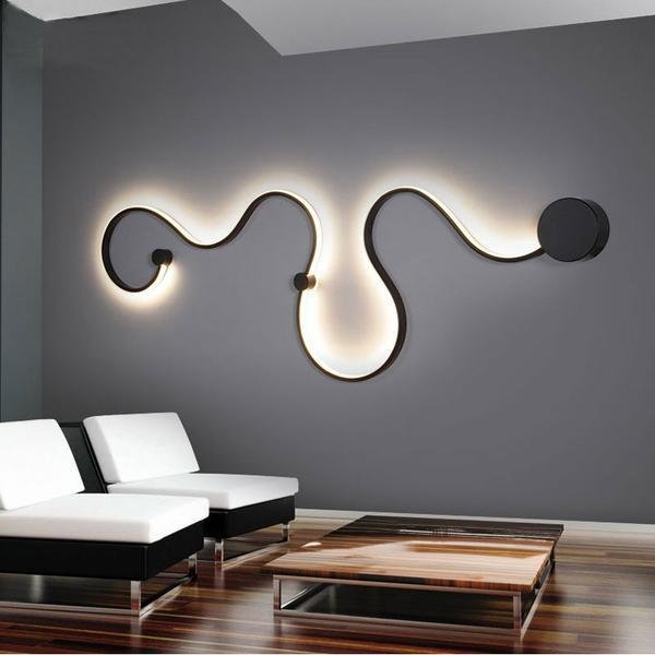 Elegant Modern Wall Light With Acrylic LED for Interiors | Temsk
