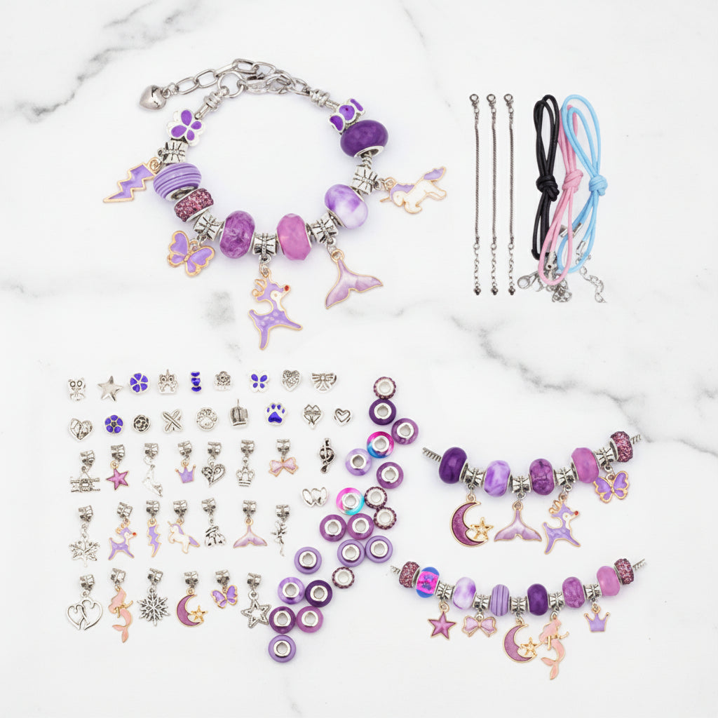 Mother's Day Kids Jewelry Kit Bracelet Making Set Fun | Temsk