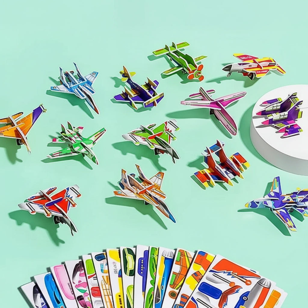 Kids 3D Animal Puzzle Set For Creative Learning And Screenless Play | Temsk