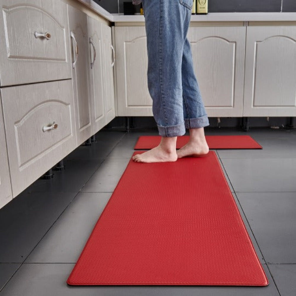 Cushioned Non Slip Kitchen Mat For Easy Standing While Cooking | Temsk
