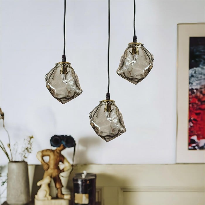 Organic Lava Glass Pendant Light Fixture for Modern Interiors | Temsk