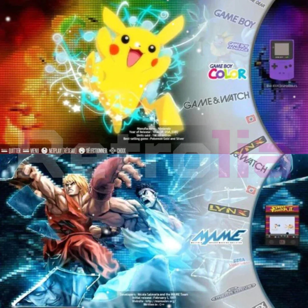 Tragbare Retro-Handheld-Spielkonsole für klassische Gaming-Fans | Temsk