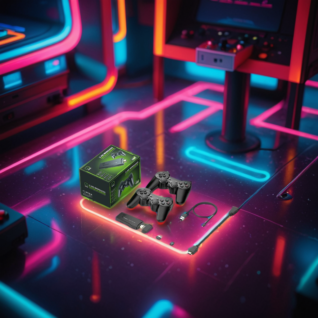 Tragbare Retro-Handheld-Spielkonsole für klassische Gaming-Fans | Temsk