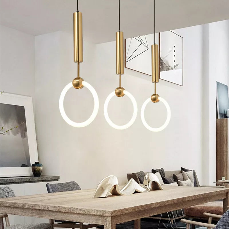 Svea Linear Pendant Lamp With Minimal Nordic Design | Snurv | Temsk
