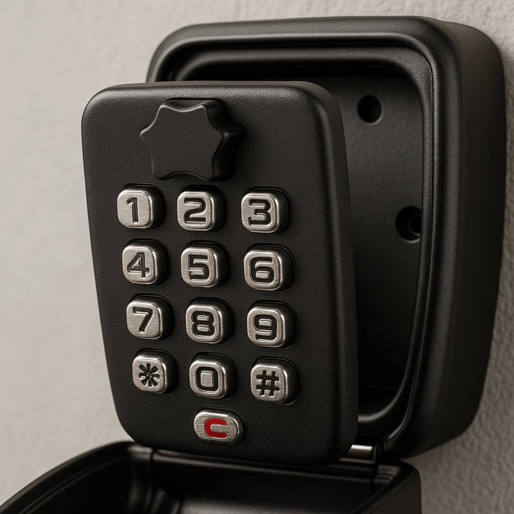 Outdoor Key Safe Box With Wall Mount And Waterproof Combination Lock | Temsk
