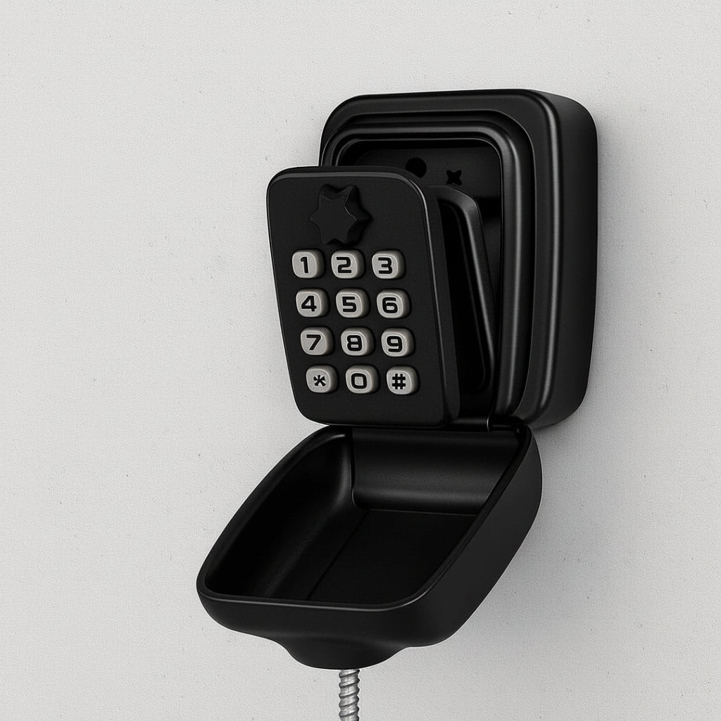 Outdoor Key Safe Box With Wall Mount And Waterproof Combination Lock | Temsk