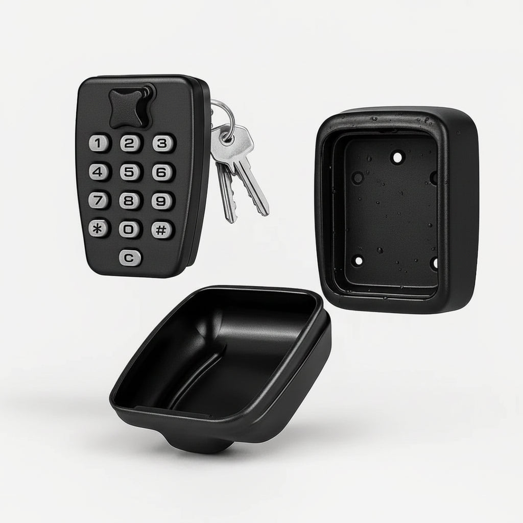 Outdoor Key Safe Box With Wall Mount And Waterproof Combination Lock | Temsk