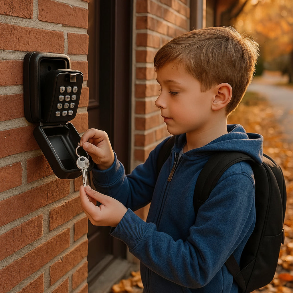 Outdoor Key Safe Box With Wall Mount And Waterproof Combination Lock | Temsk
