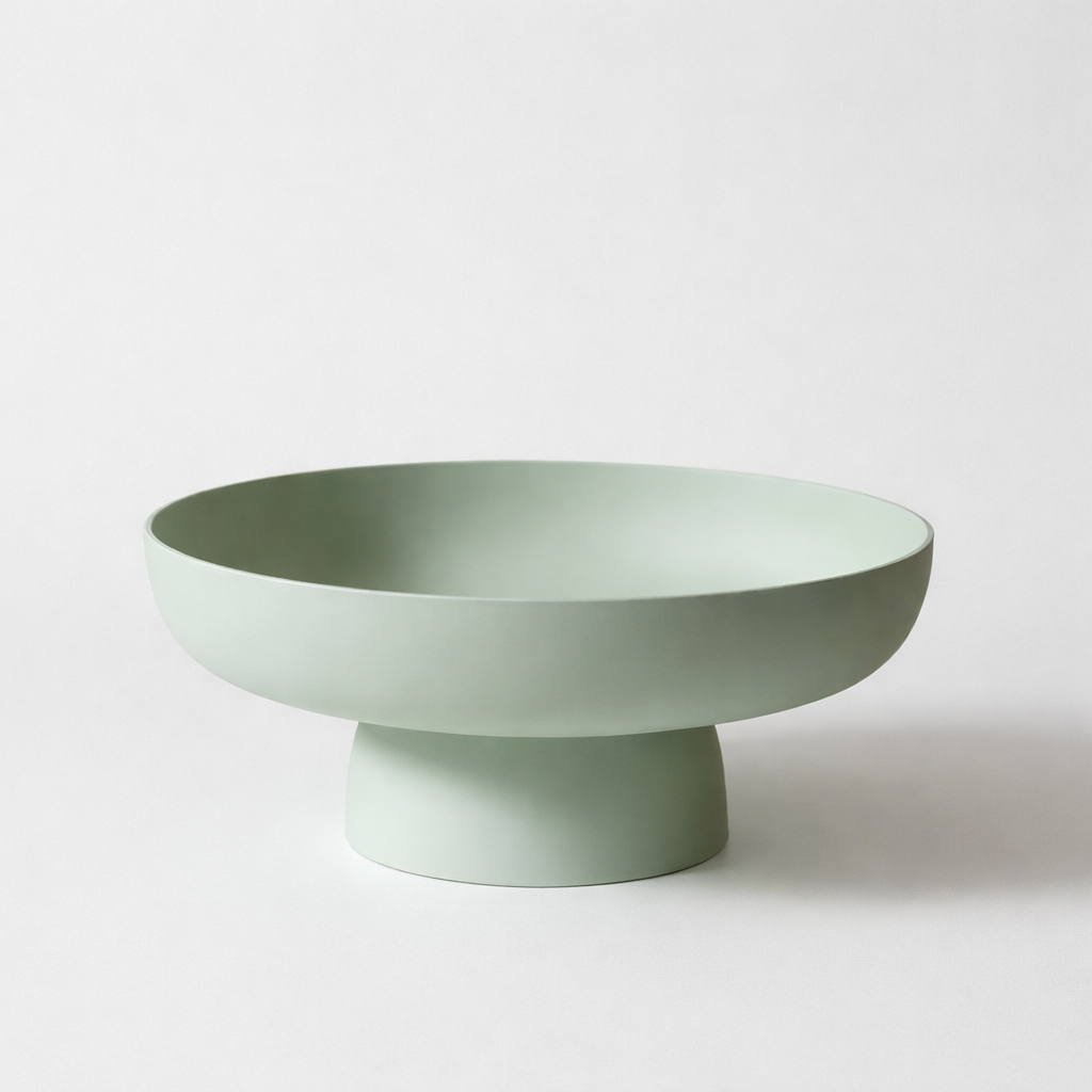 Decorative Pedestal Fruit Bowl For Tabletop And Kitchen Counter | Temsk