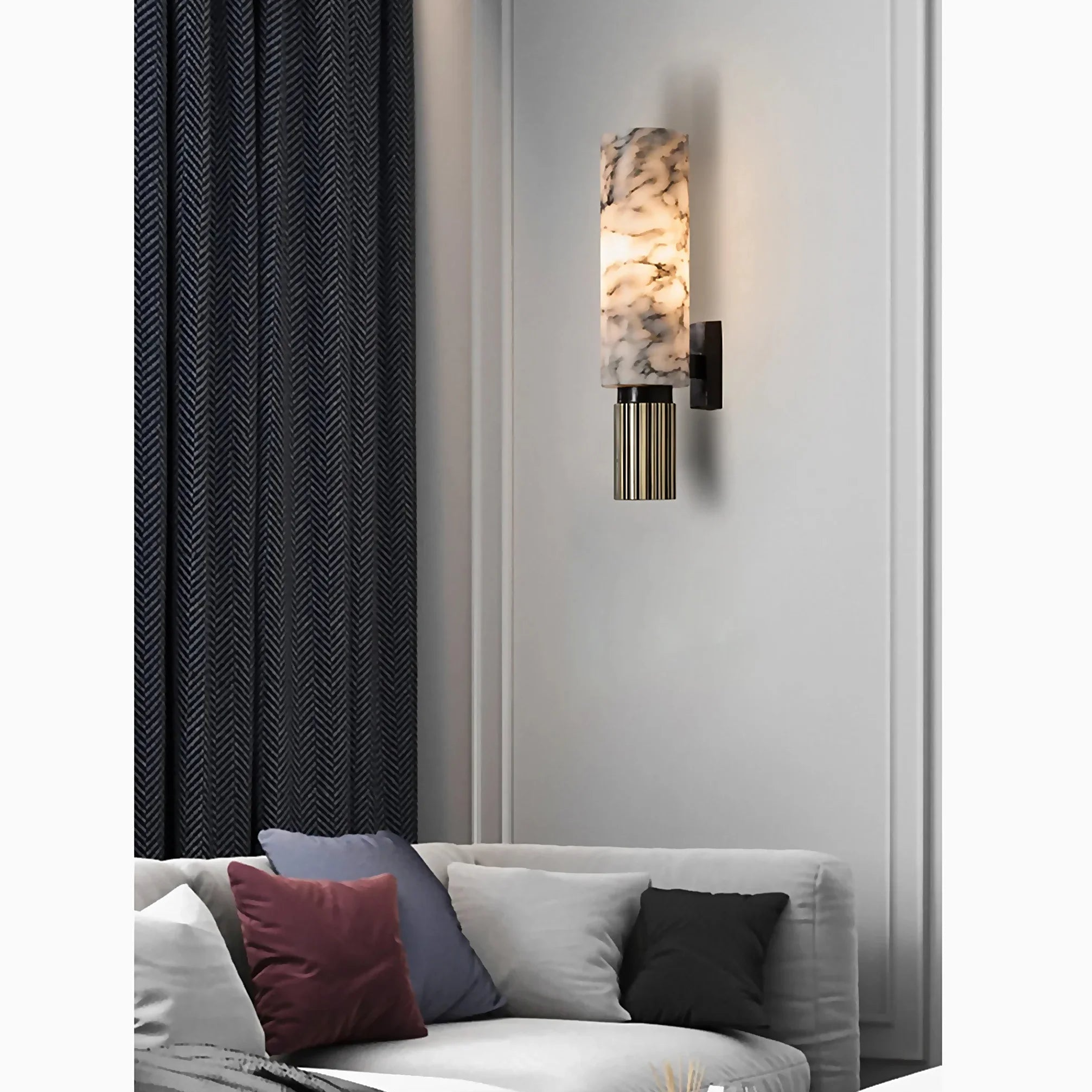 Corterra Marble Wall Light For Classic Home Decor Accent | Temsk