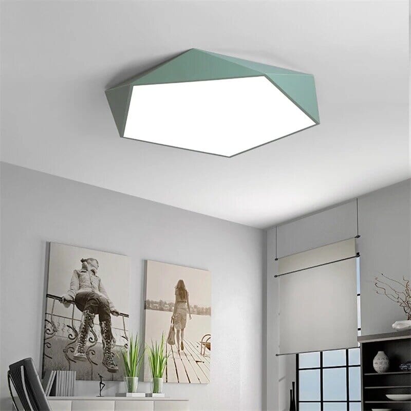 Skydor LED-Deckenleuchte mit modernem geometrischem Design | Temsk