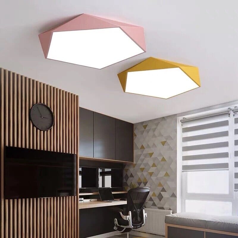 Skydor LED-Deckenleuchte mit modernem geometrischem Design | Temsk