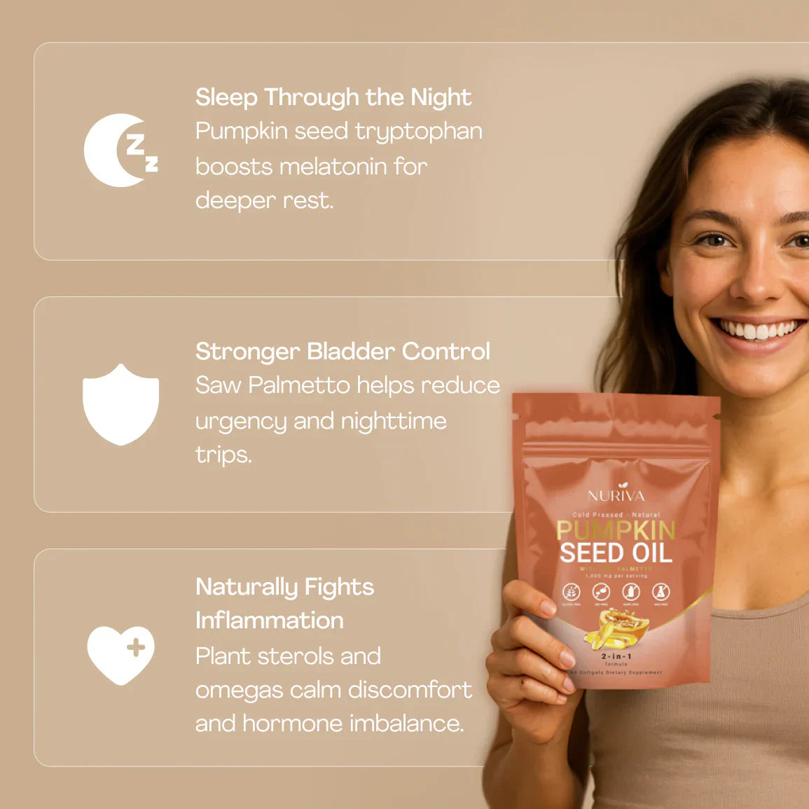 Pumpkin Seed Oil with Saw Palmetto & Zinc | Temsk