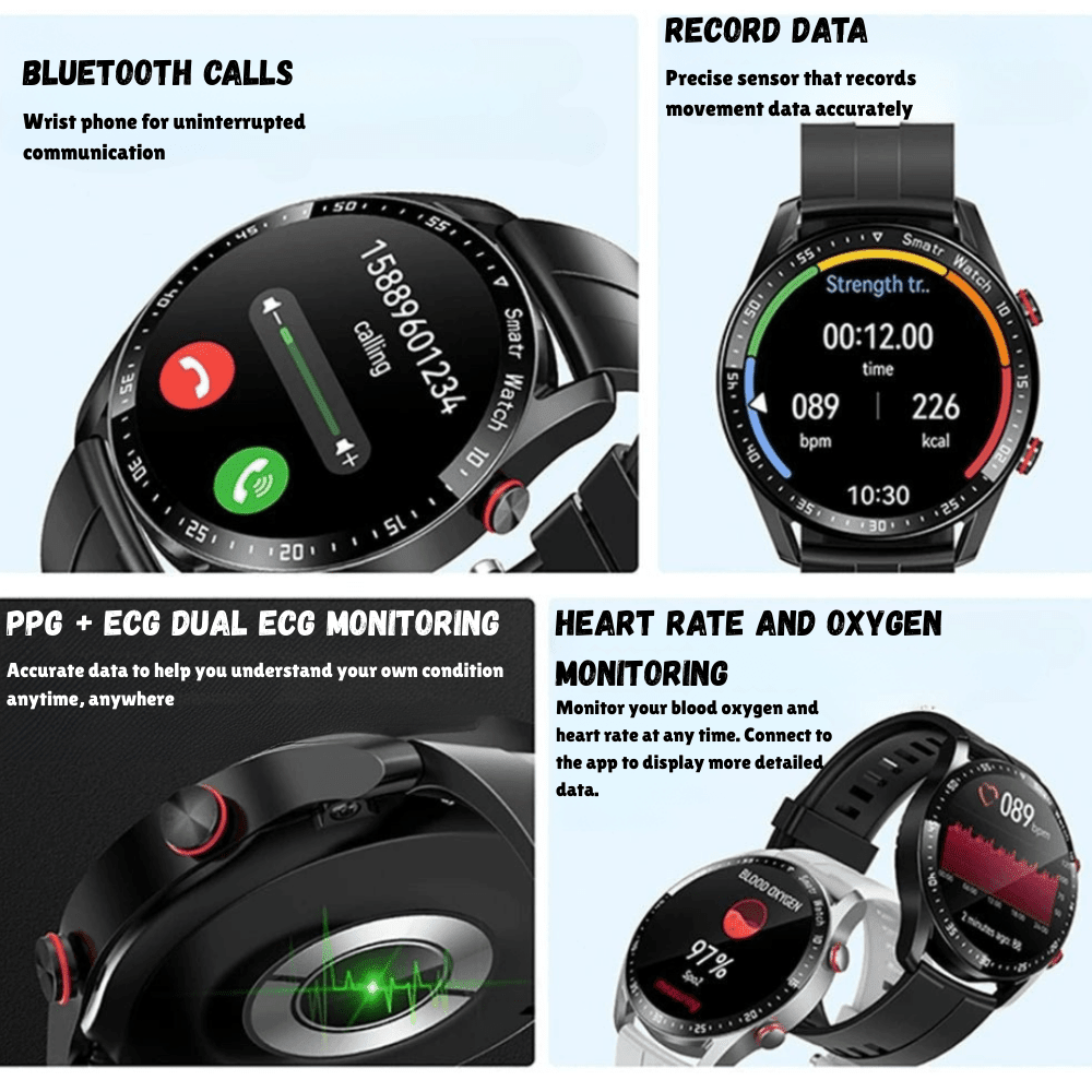 Smartwatch, lekki i wodoodporny | Temsk