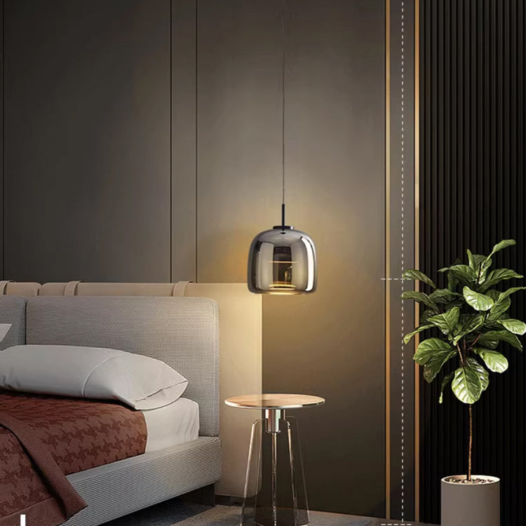 Nova Pendant Light In Black Glass For Contemporary Spaces | Temsk