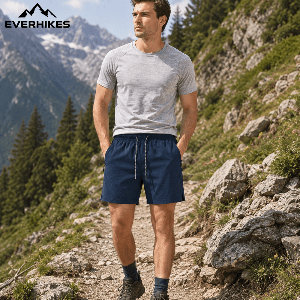 Pantaloncini sportivi leggeri e traspiranti con coulisse