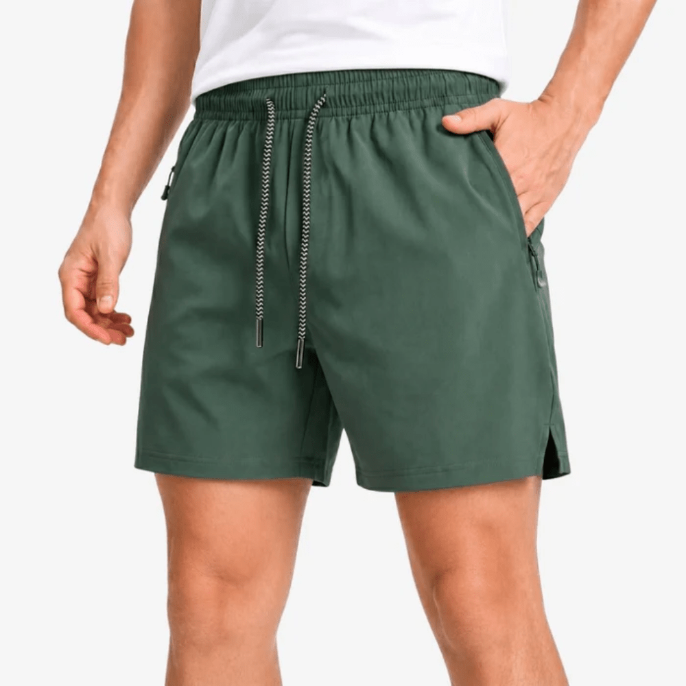 Pantaloncini sportivi leggeri e traspiranti con coulisse