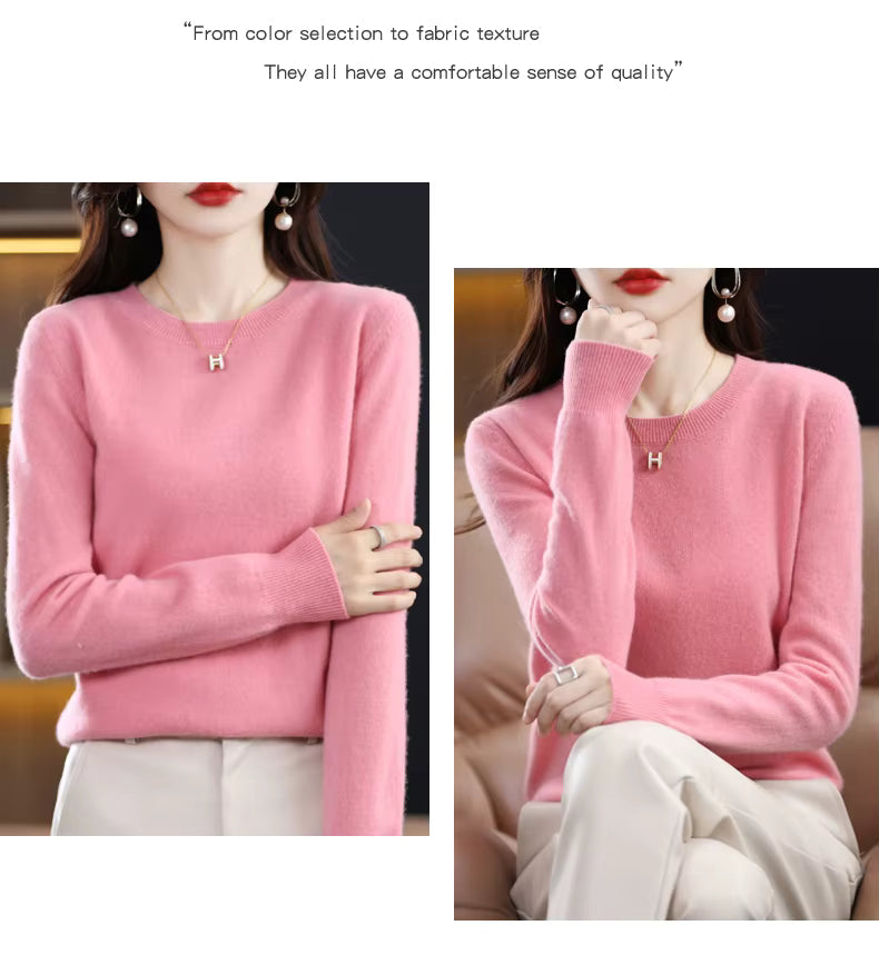 Nova Women's 100 Percent Pure Wool And Cashmere Sweater Edition | Temsk