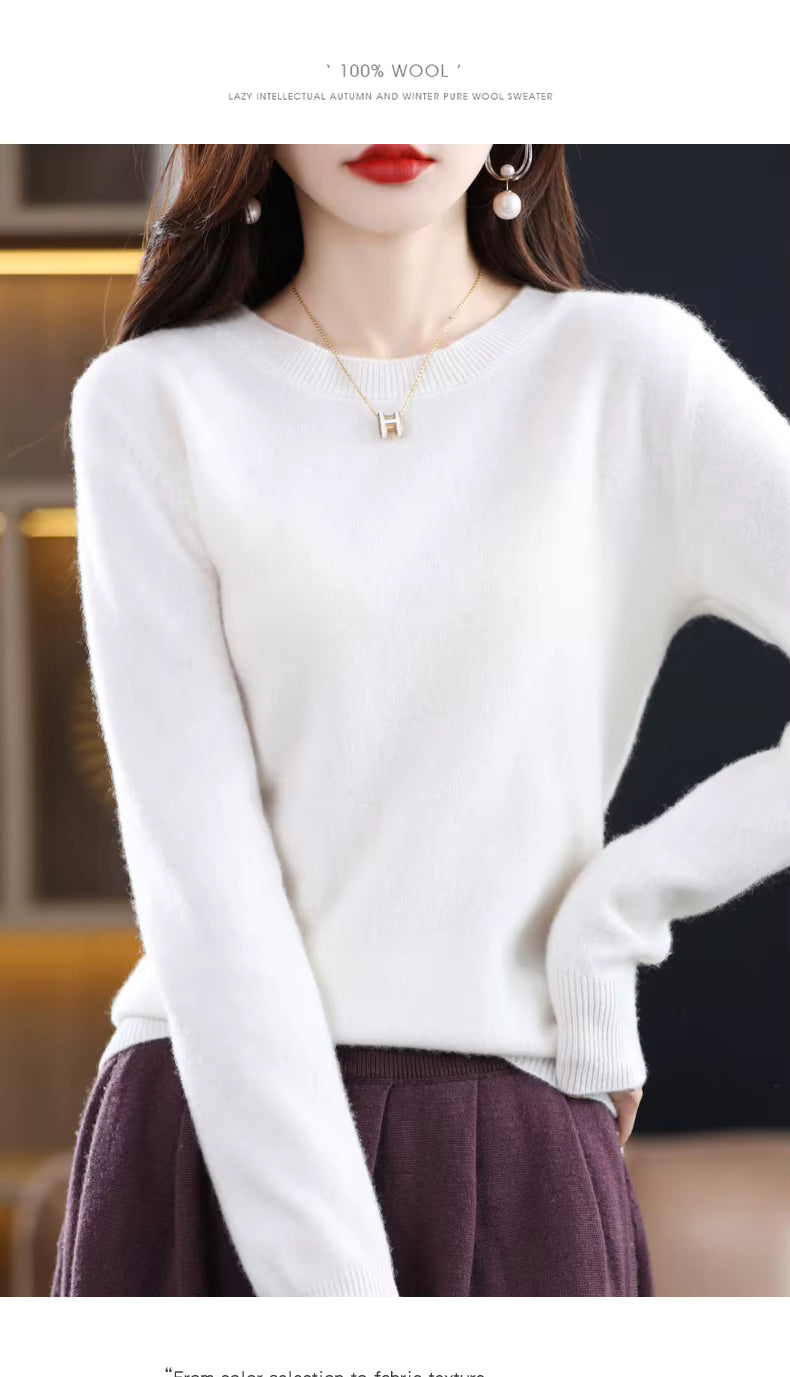 Nova Women's 100 Percent Pure Wool And Cashmere Sweater Edition | Temsk