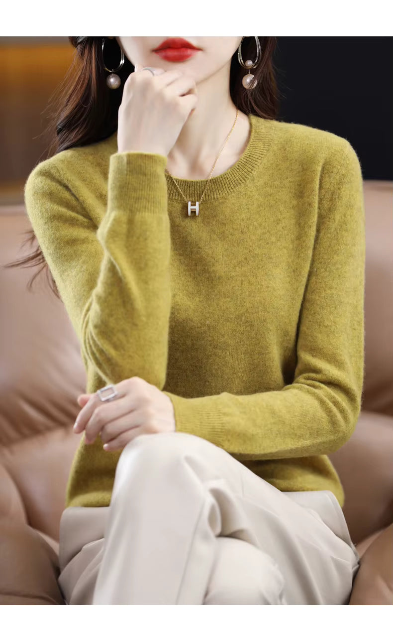 Nova Women's 100 Percent Pure Wool And Cashmere Sweater Edition | Temsk