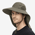 Cappello da sole, leggero, traspirante, con tesa larga per attività all'aperto