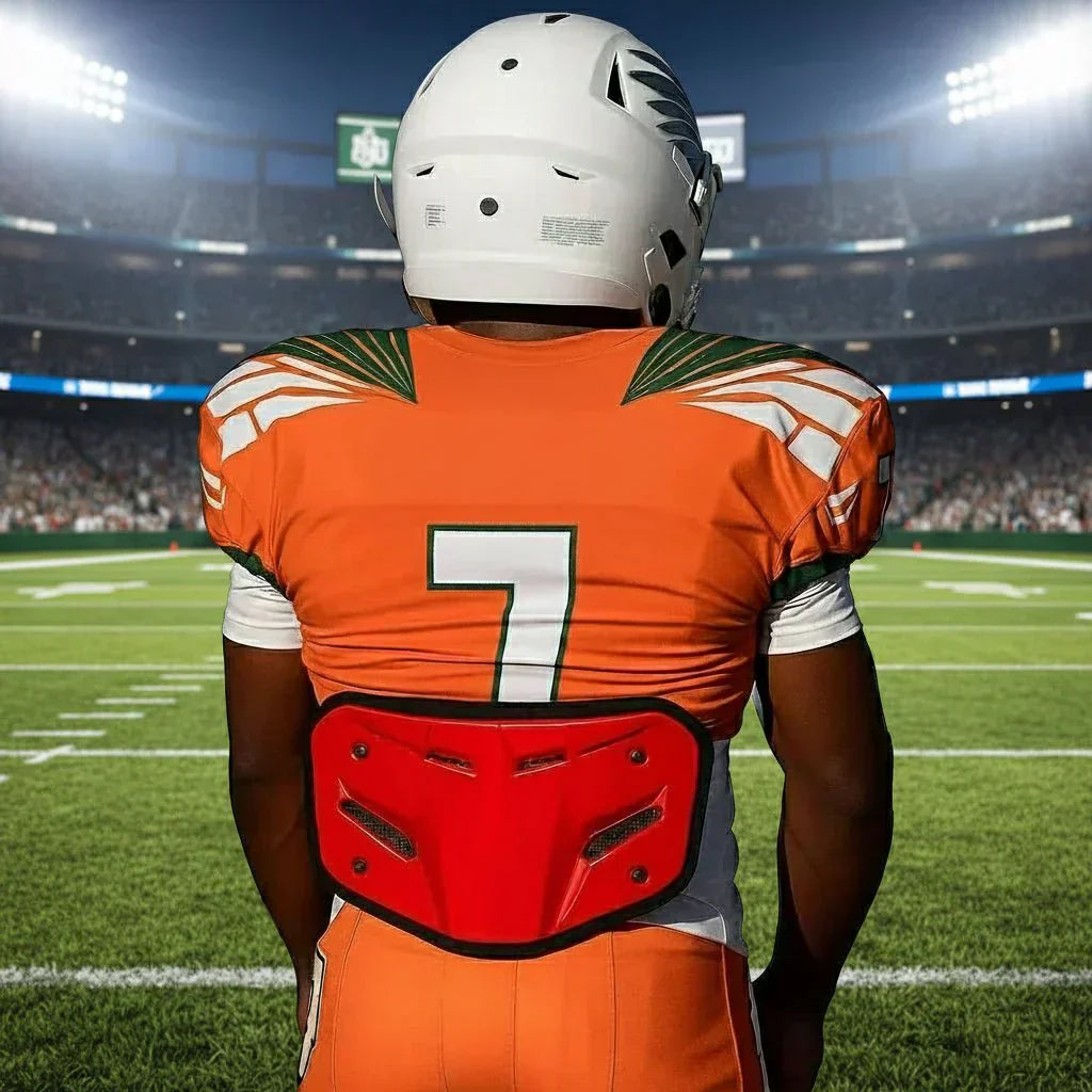 Back Protection Plate For American Football With Shock Absorption And Ventilation | Temsk